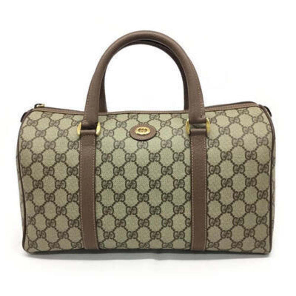Gucci GG Mini Boston Bag Beige Brown